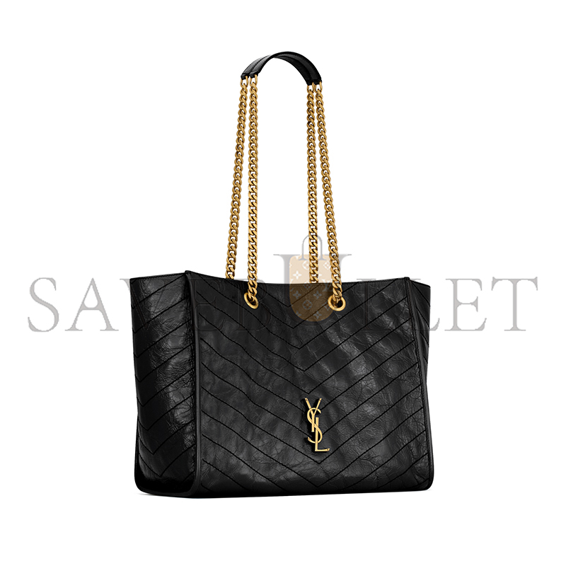 YSL NIKI SHOPPING IN VINTAGE LEATHER 8711510EN071000 (33*27*14cm)